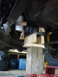 Leave the oil pan kit in place for 30 hours or more